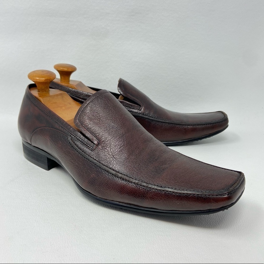 Fiesso by Aurelio Garcia Brown Leather Loafers